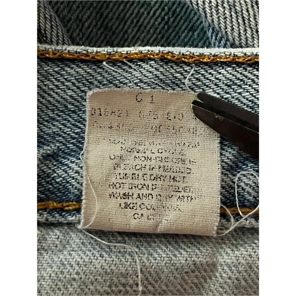Levi's 550 Vintage Made in Canada 100% Cotton Relaxed Fit Jeans 30x30